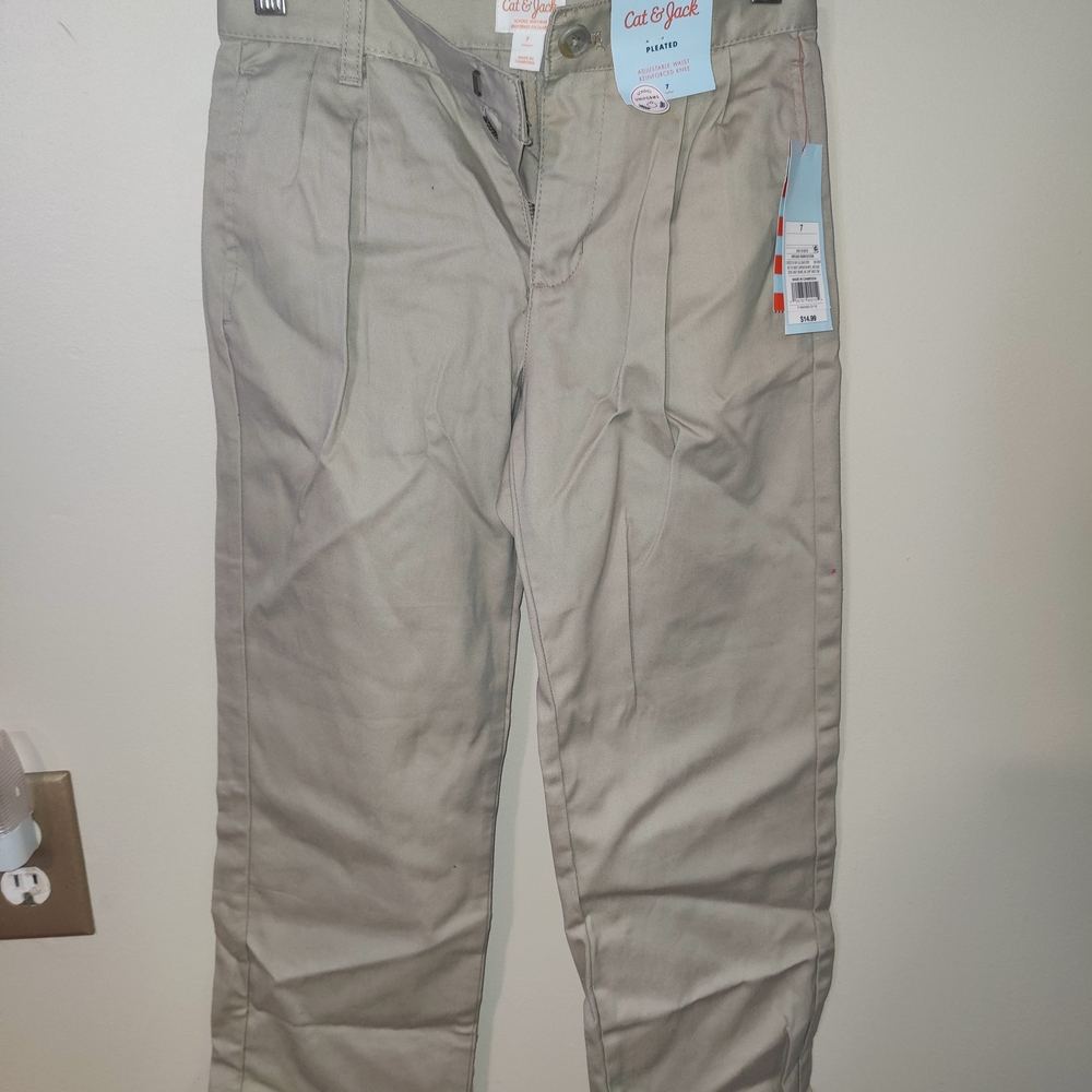 Cat & Jack Tan Casual Bottoms Relaxed Fit